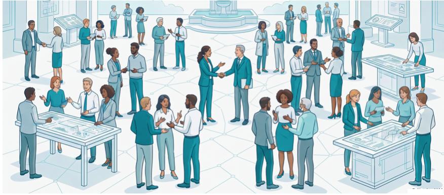 People in the Digital Global Town Square